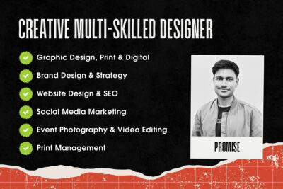 Creative Multi-skilled Designer - Promise Creative